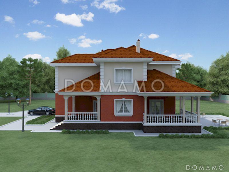 Проект двухэтажного загородного дома с техподпольем и гаражом  / 5