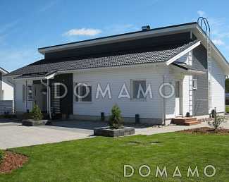 Проект одноэтажного дома с отдельным входом в техническое помещение