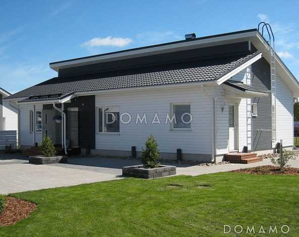 Проект одноэтажного дома с отдельным входом в техническое помещение