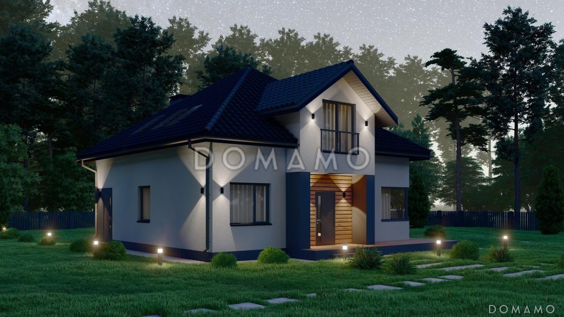 Проект двухэтажного дома с мансардой S-178-1 / 6