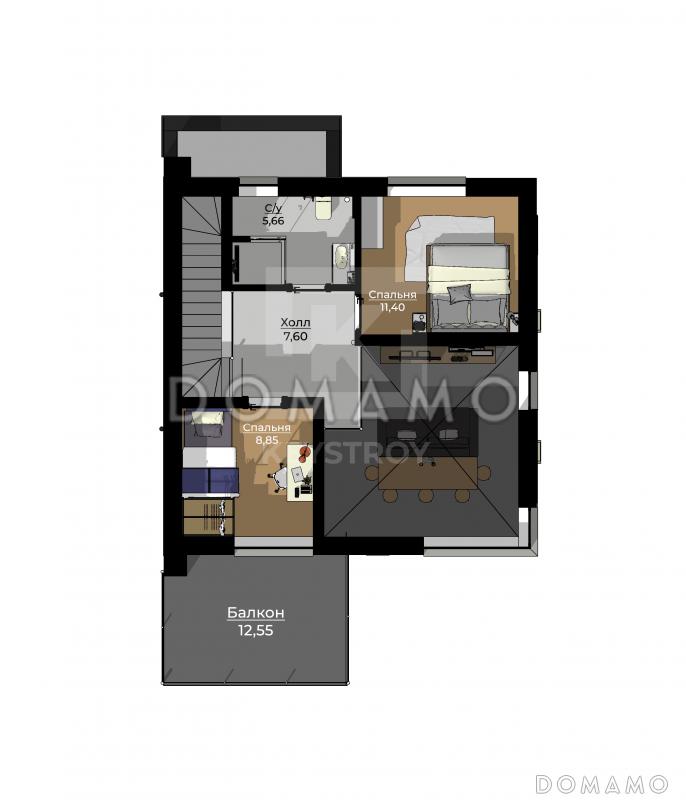 КейСтрой-378 / План 2 этажа