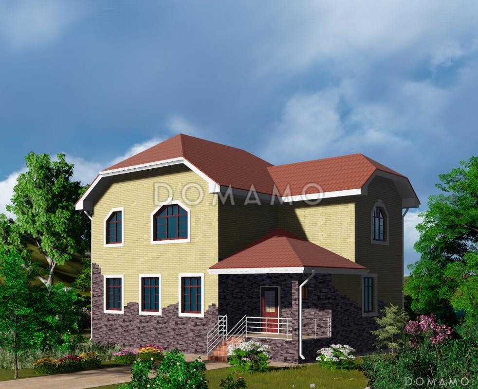 Проект двухэтажного коттеджа / 3