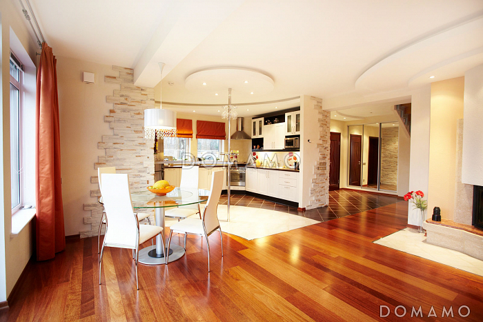 Проект дома с мансардой из кирпича