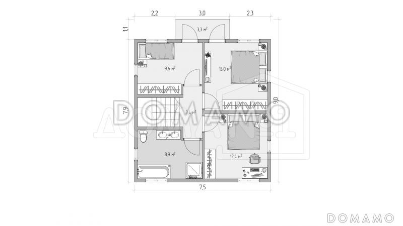 Торонто / План 2 этажа