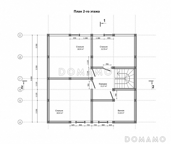 Пегас / План мансардного этажа