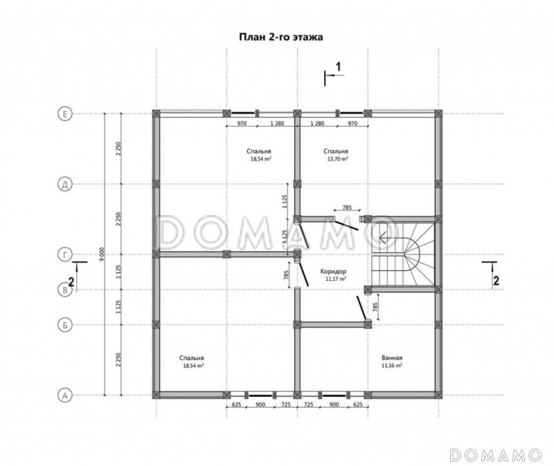 Пегас / План мансардного этажа
