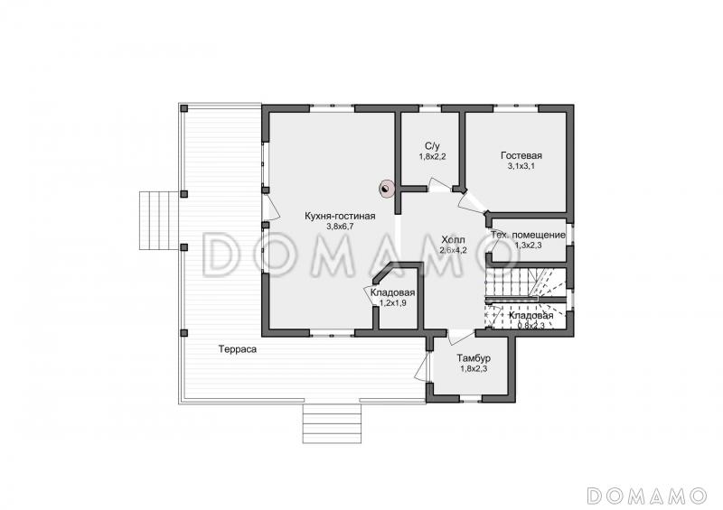 Тимберлэйк / План 1 этажа