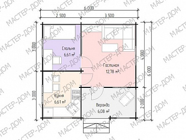 Золотая середина / План 1 этажа Золотая середина / План 1 этажа