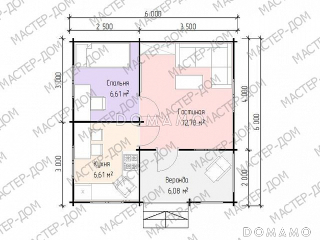 Золотая середина / План 1 этажа Золотая середина / План 1 этажа