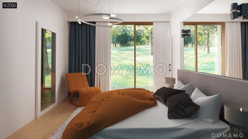 Проект кирпичного дома в стиле барнхаус с кабинетом, комнатой отдыха и увеличенной котельной / 13