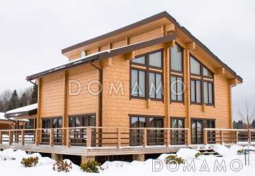 Проект дома из клееного бруса общей площадью более 400 м. кв. Проект дома из клееного бруса общей площадью более 400 м. кв.