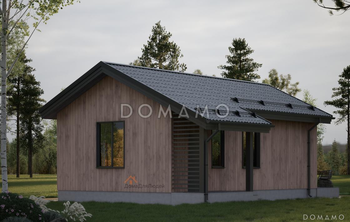 Каркасный дом КВАНТ_1 / 2