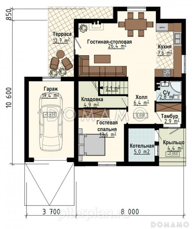 Норд / План 1 этажа