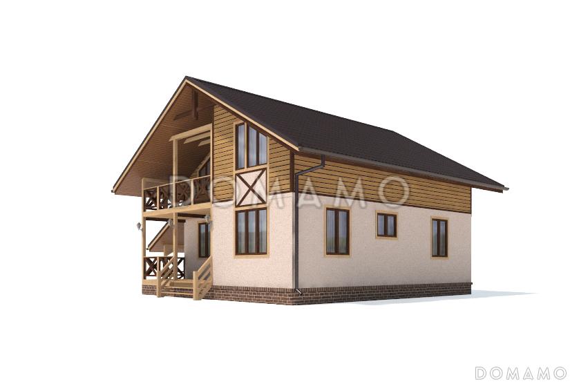 Проект двухэтажного дома с удобной планировкой / 4