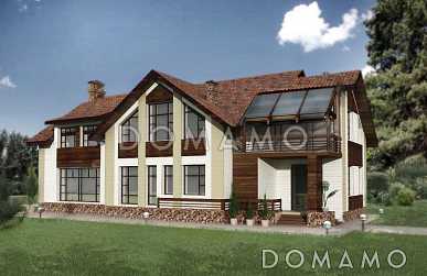 Проект роскошного дома с бассейном