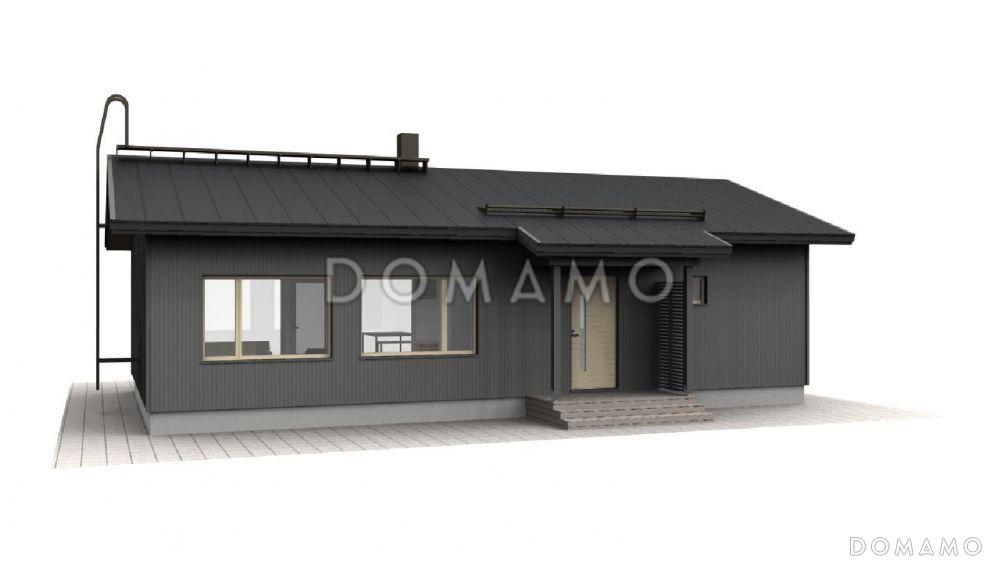 Проект одноэтажного каркасного дома до 100 кв.м / 4