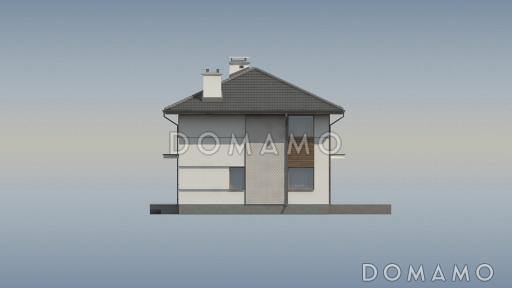 Проект двухэтажного дома из кирпича с пятью спальнями и кабинетом / Фасад 3