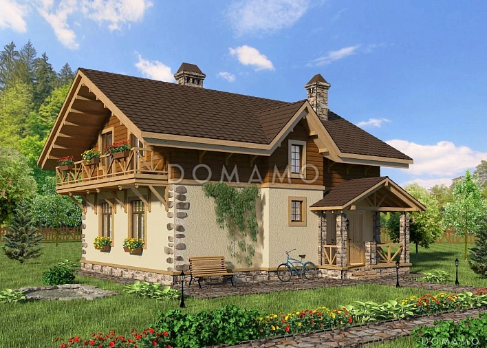 Дома в стиле шале — фото отделки фасадов и интерьера