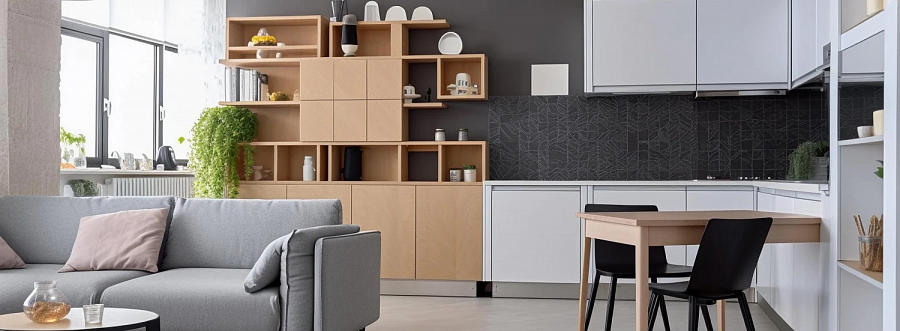 Планировка кухни в загородном доме