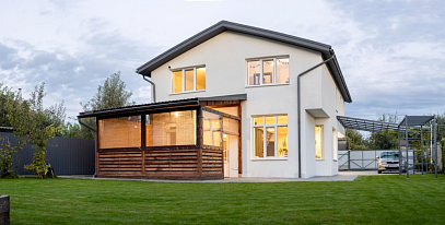 Как расположить коттедж на участке