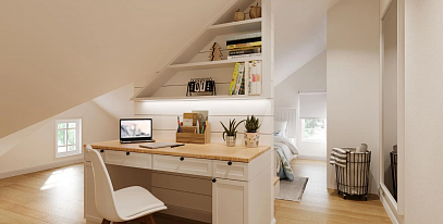 Преимущества полутораэтажных домов