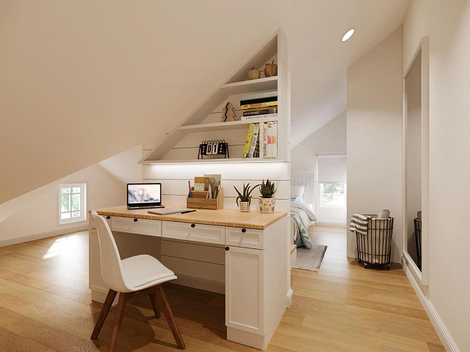 Преимущества полутораэтажных домов