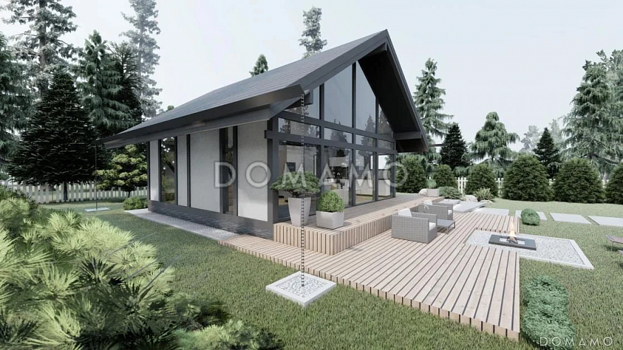 Проекты домов 8х8: особенности и варианты планировок