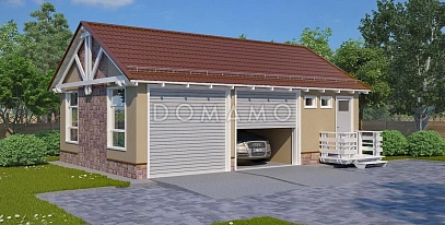 Устройство гаража в загородном доме