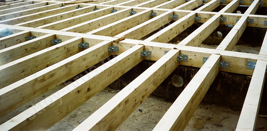 Устройство пола в каркасном доме