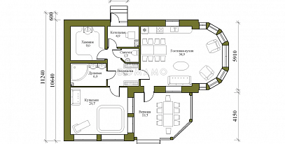 Какого размера строить баню