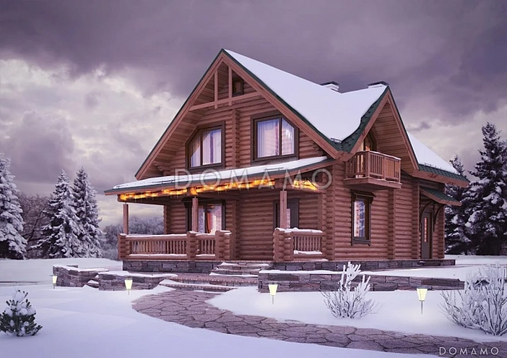 Преимущества домов из бревна