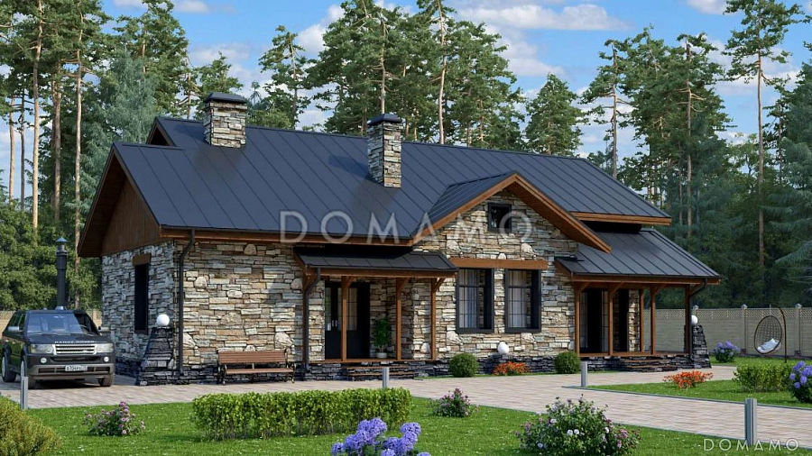 Варианты отделки фасада частного дома